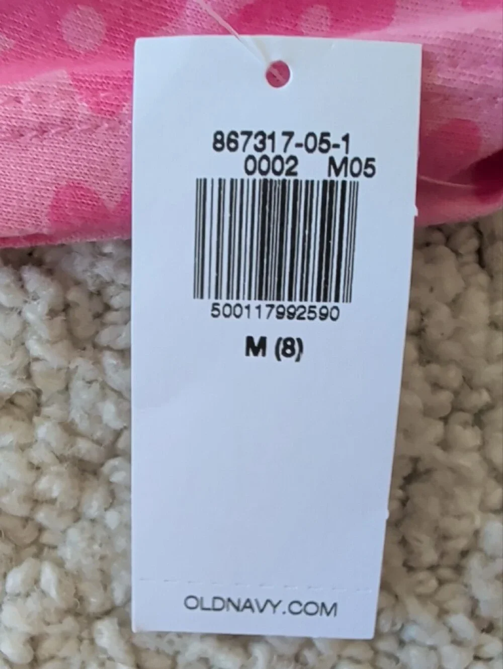 Old Navy Pink Floral Girls Romper with Elastic Waist